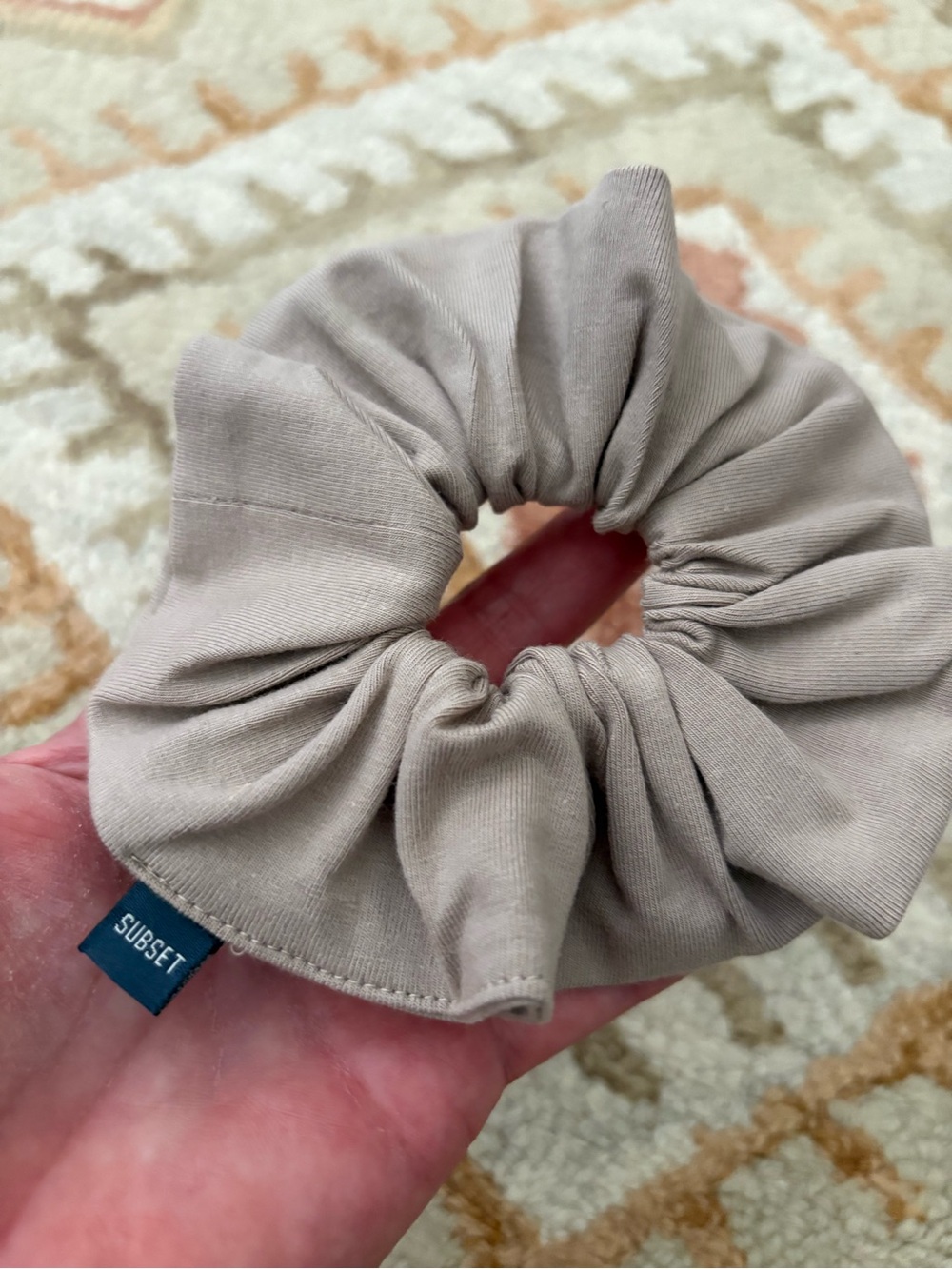 NEW Subset Organic Cotton scrunchie